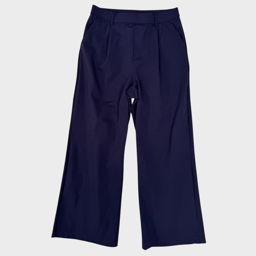 HALARA Navy Wide-Leg Pants